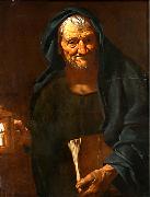 Pietro Bellotti Diogenes with the Lantern oil painting on canvas